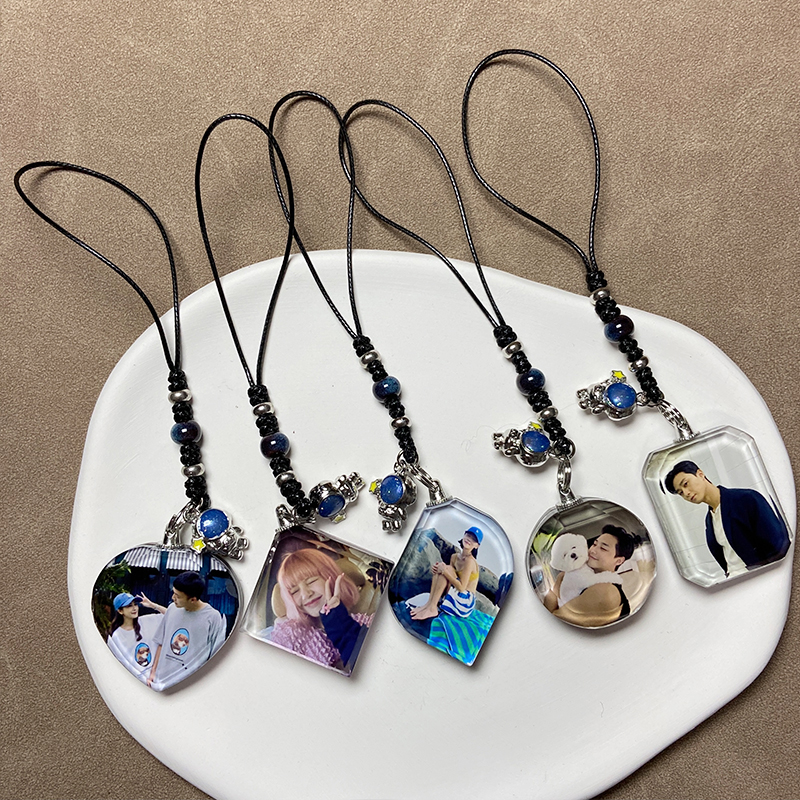 手機繩照片雙面定制手機鏈