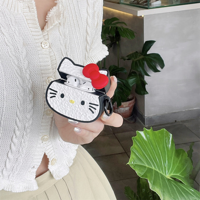 塔成 适用于适用airpods耳机壳立体Hollekitty猫苹果耳机保护壳a