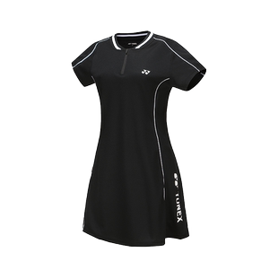 新款正品尤尼克斯羽毛球女生连衣裙yonex裙子速干网球运动服女裙