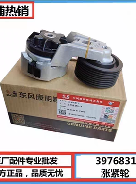 原装东风天龙6CT3976831天锦ISDE康明斯皮带涨张紧轮带槽压紧轮