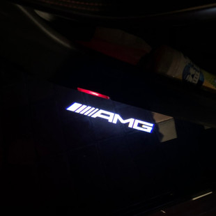 适用于奔驰amg改装迎宾灯 a45 c200L e级 gls cla45 cls300 glc63