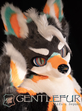 Gentlefur 兽头 头套 定做 Furry 定制展示一一巫云