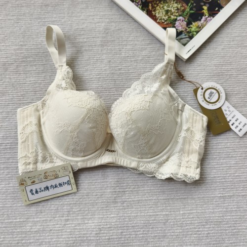 贝秀妮品牌文胸 好看蕾丝深V中膜B杯上薄下厚软钢圈聚拢上托内衣