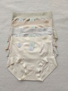 三角裤 包臀裤 中高腰7A抗菌无痕收腹裤 巴蕾宠儿安芯小内女士内裤