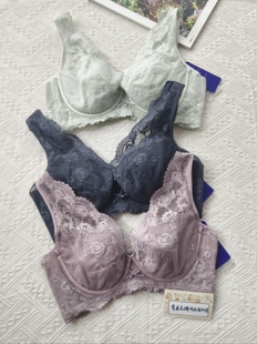 薄款 软钢圈聚拢收副乳xi品牌文胸 100%桑蚕丝背心式 原288专柜内衣