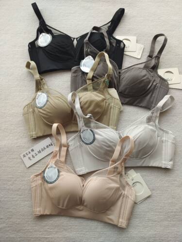 康舒美品牌内衣8547 缎面丝滑无痕中薄款无钢圈聚拢收副乳文胸罩