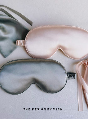 真丝质感睡眠眼罩遮光透气三件套装含耳塞防噪音缓解眼疲劳男女款