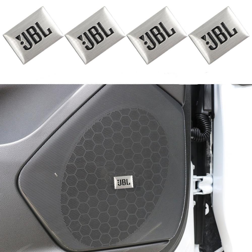 适用JBL标汽车门音响贴标JBL金属标志凯美瑞霸道音响标舞台音箱标