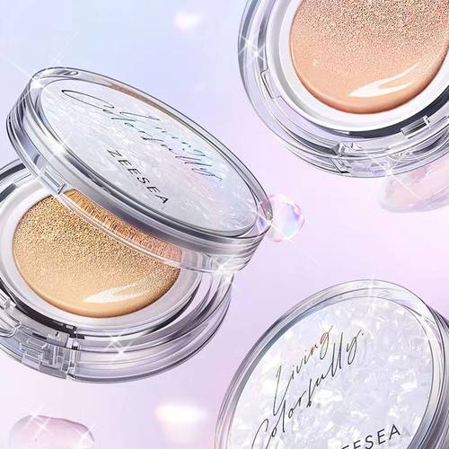 滋色花漾果冻气垫BB霜旗舰店正品