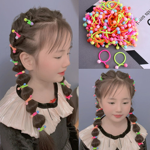 橡皮筋女扎头儿童发圈
