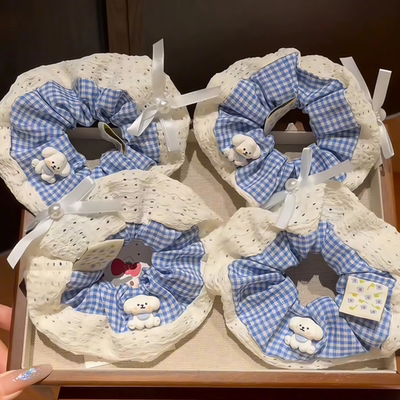 大肠发圈女头花扎头发皮筋