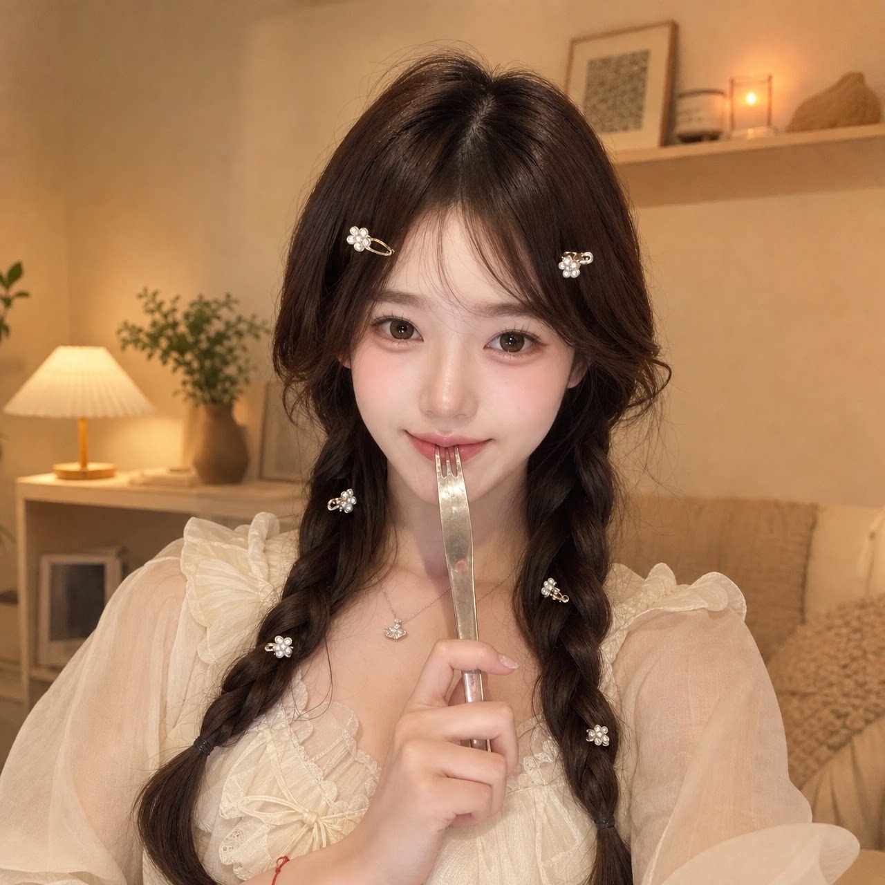 发夹女侧边刘海夹鸭嘴夹发卡