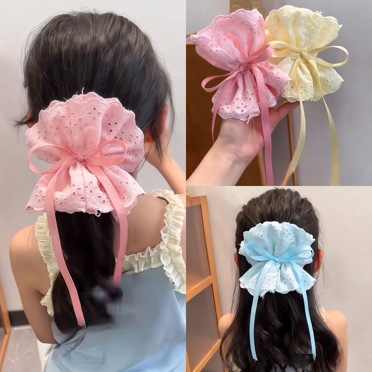 大肠发圈女童扎头发发绳儿童头饰