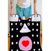 林李婆婆「薯饼」原创家用卧室客厅卫浴防滑吸水大地垫毯