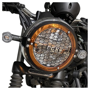 本田CGX150改装大灯网复古灯罩保护罩不锈钢栅栏蜂网装饰配件