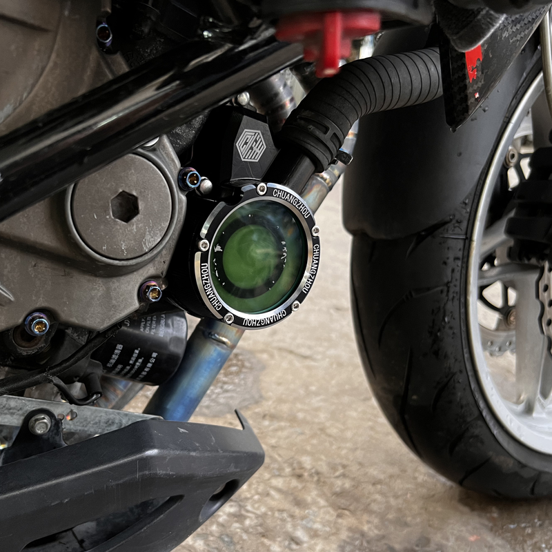 春风摩托改装配件长江400NK650NK650TRMT650国宾clx700透明水泵盖