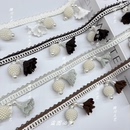 窗帘花边法式 饰珠子花边立边布花拼接沙发镶边辅料 轻奢小香风装