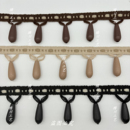 饰品 木头珠子油漆珠花边辅料配件纺织家居装 新款 窗帘花边复古中式