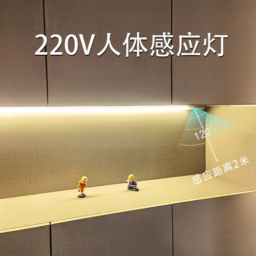 人体感应灯直角90度斜发光免驱动