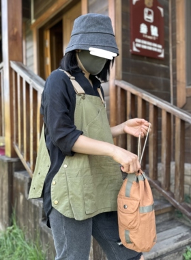 多色咖啡师烘焙店厨房花园艺工作高端双肩围裙定制餐饮专用围腰