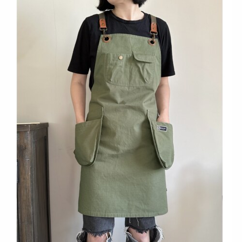 手工围裙logo印字餐饮专用工作服