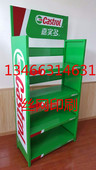嘉实多机油货架 美孚壳牌润滑油架子 润滑油货架油漆涂料展示架
