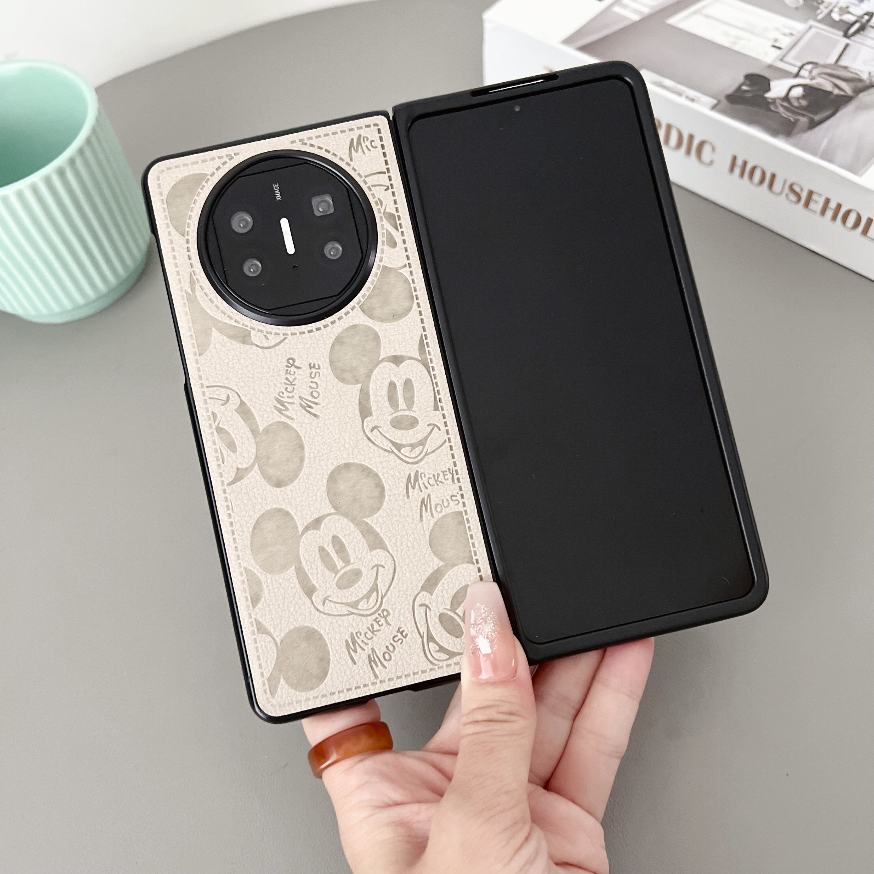 适用华为x6卡通贴皮保护壳