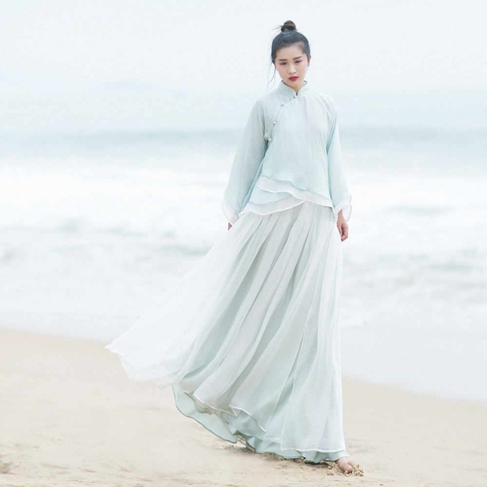 【现货】复古双层网纱裙裤2025夏季新款显瘦休闲裤阔腿裤长裤子女,女装/女士精品,休闲裤,淘宝优惠券,粉丝福利购,淘宝优惠卷