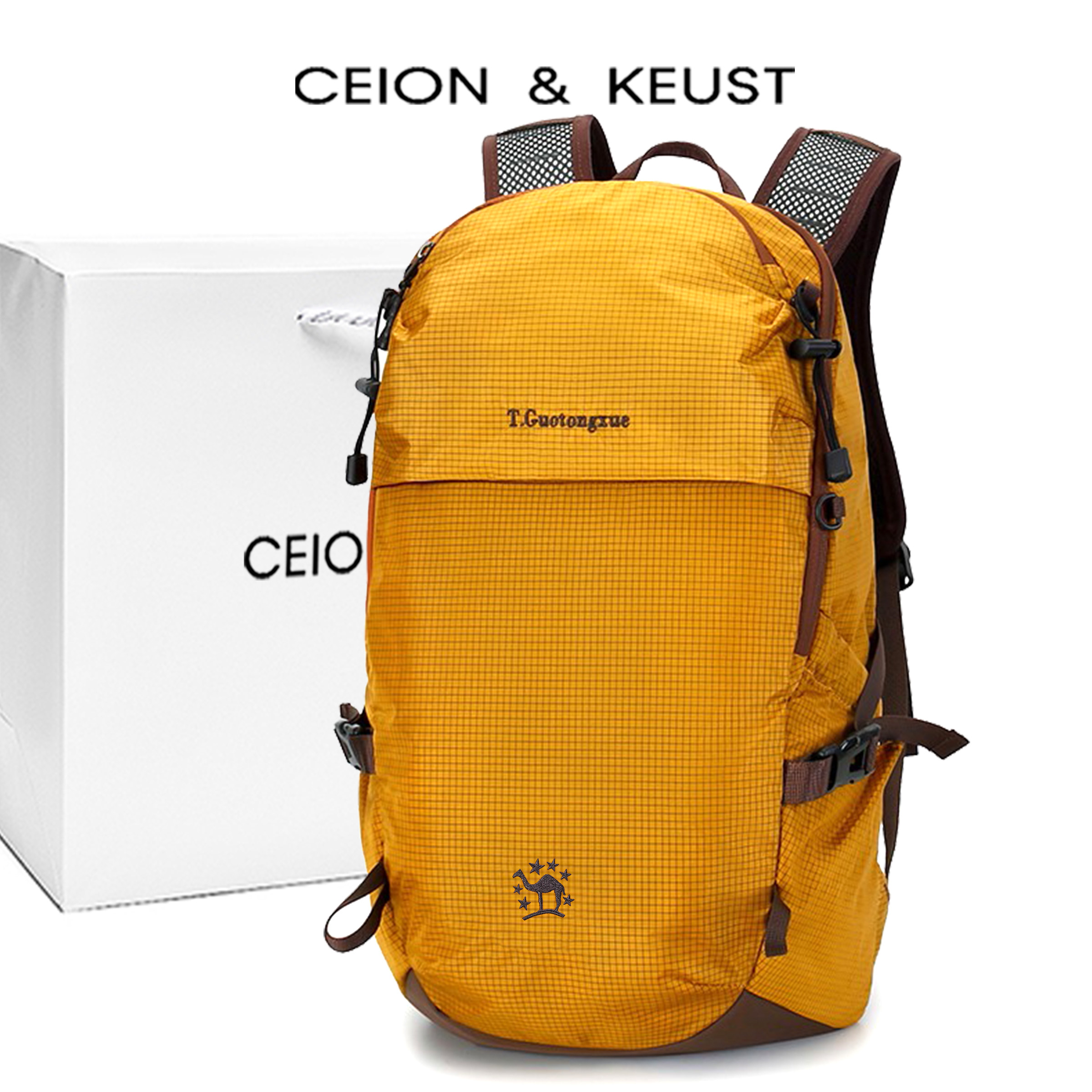 法国CEION & KEUST 户外登山双肩包男女大容量徒步旅行包运动背包