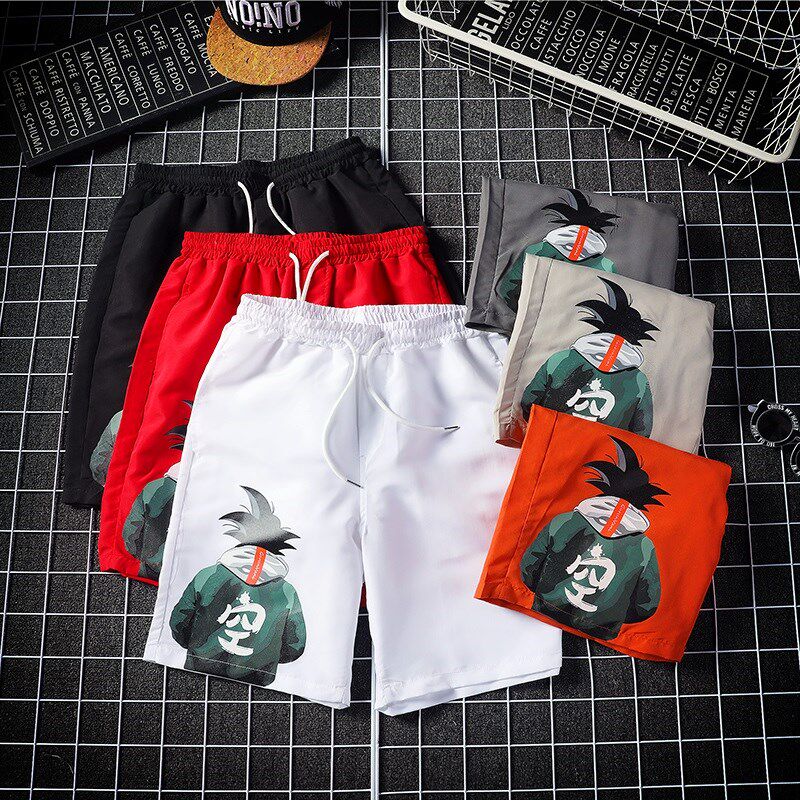 網紅寬松短褲男夏季運動5五分褲 七分休閑中褲男士寬松大碼沙灘褲在類目 男裝, 休閒褲中 - 來自Buy2taobao.com提供專業的淘寶代購服務