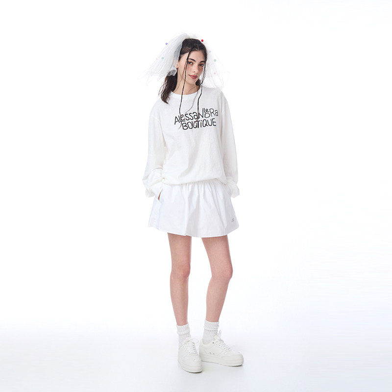 LEALESSANDRA涂鸦logoT恤