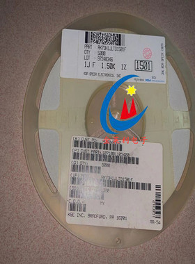 CPK物料 原装KOA 贴片电阻 蓝色籽 0603  1.5K  1K5 精密度1% F 5