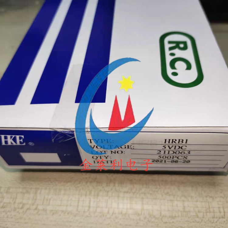 HRB1-S- DC5V DC12V DC24V 一组转换6脚 汇港信号继电器 HK23F