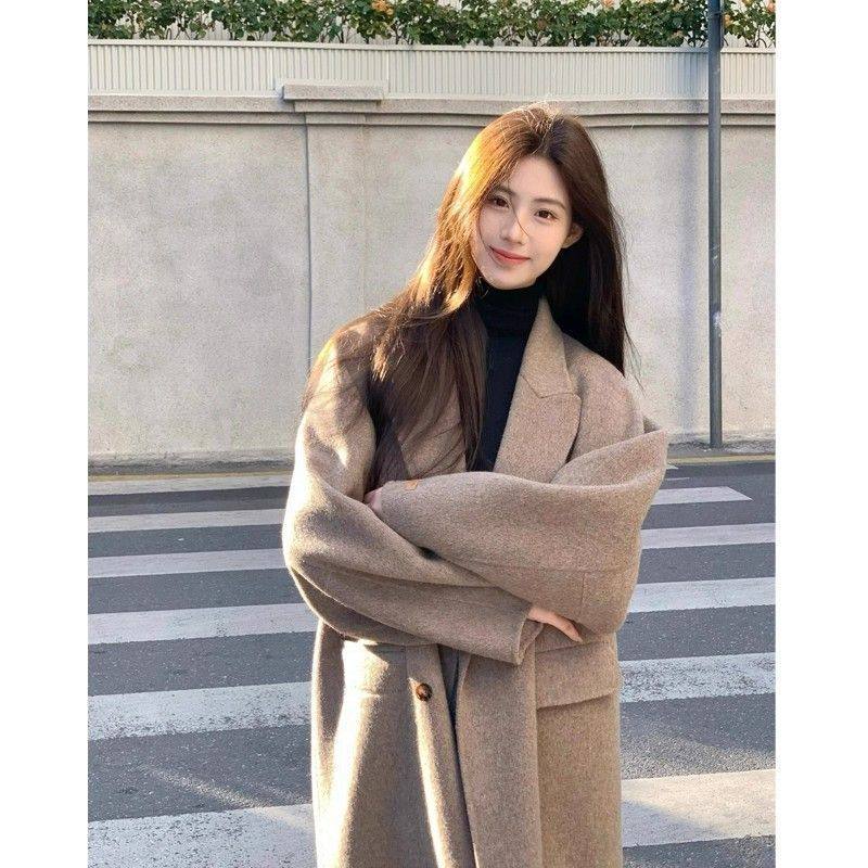 韩系女主风范呢子大衣女毛呢外套2025气质秋冬季新款高级感小个子,女装/女士精品,大码呢大衣,淘宝优惠券,粉丝福利购,淘宝优惠卷