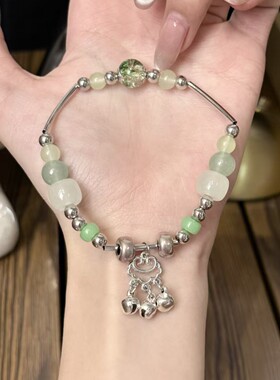 2026国风超仙铃铛手镯手链新中式福财吊坠送女友手饰礼物热销款