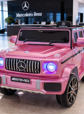 奔驰大G63儿童电动车四轮遥控汽车小孩越野童车宝宝玩具车可坐人