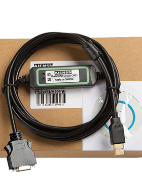 适用欧姆龙C200H-MC221运动模块调试电缆 数据线 USB-CV500-CIF01
