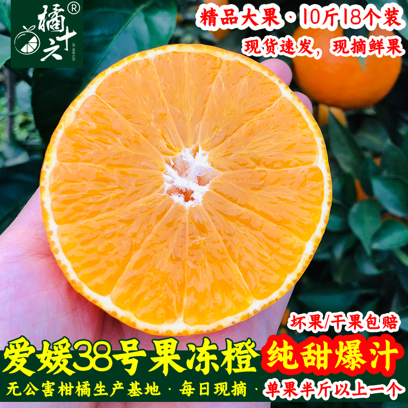 爱媛38号果冻橙柑橘红美人手剥橙