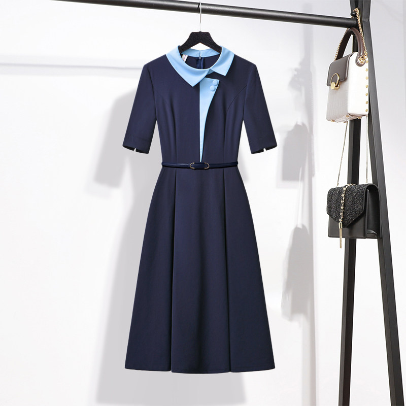 客服售楼部美容院工作服女夏装