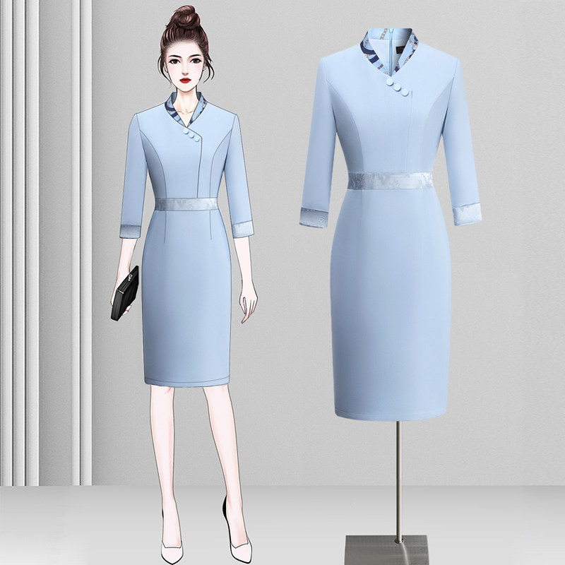 工作装美业美容院工作服