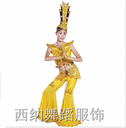 2023促销热卖古典舞 儿成人千手观音舞蹈演出舞台表演服装女装