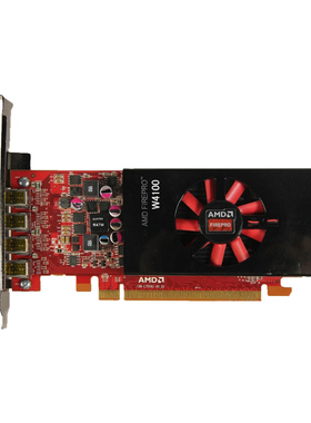 全新 FirePro W4100  4X1 1X4 投影融合 EDID锁屏 工作站多屏显卡