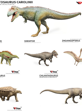 Vitae为他侏罗纪恐龙南方巨兽龙玛君龙甲龙吉兰泰龙翼龙盗龙简版