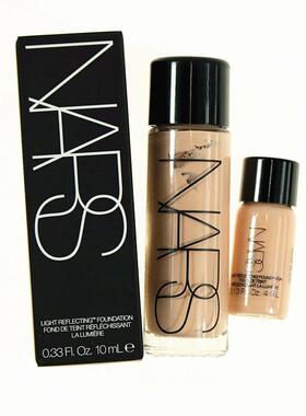 NARS娜斯流光美肌超方瓶粉底液4ml/10ml持久养肤水润中小样