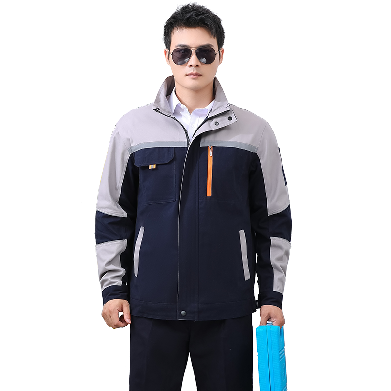 男装套装春秋款劳保服可定制工服