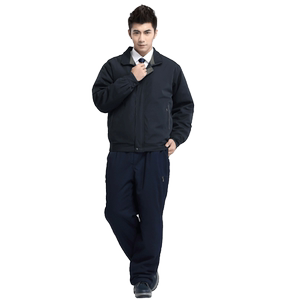工作服棉服男冬季加厚保暖棉衣