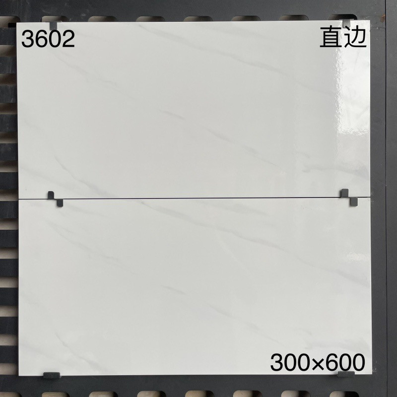 简约现代卫生间灰色瓷砖爵士白墙砖300x600厨房釉面砖阳台内墙砖