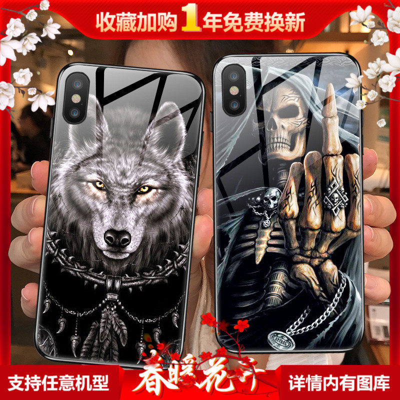 个性骷髅狼小米11手机壳潮酷适用苹果12男iphonex华为p40oppovivo