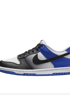 Nike Dunk 板鞋 防滑耐磨复古运动轻便 GS/蓝色/黑色  HJ9209