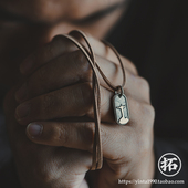 999纯银文艺饰品项链 独立原创手工银币吊坠 银拓 里约吊坠